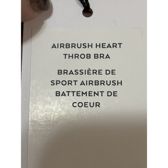 Alo Yoga Airbrush Heart Throb Bra 🤍 Black White | NWT | Size S - Picture 4 of 5